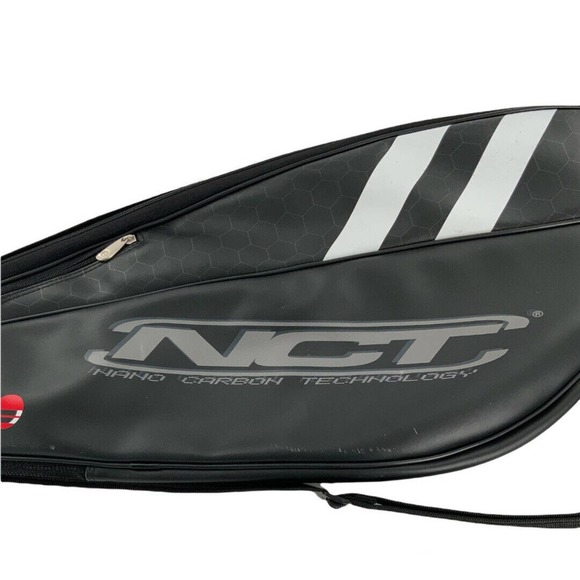 Babolat Nano Carbon Tech Tennis Bag Carrying Case Single Racket Adjustable Strap - Picture 4 of 5